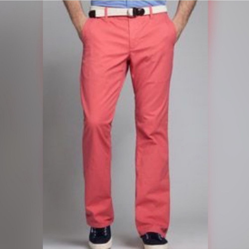 Bonobos Washed Chino Pants Coral Colored Sz 31x30